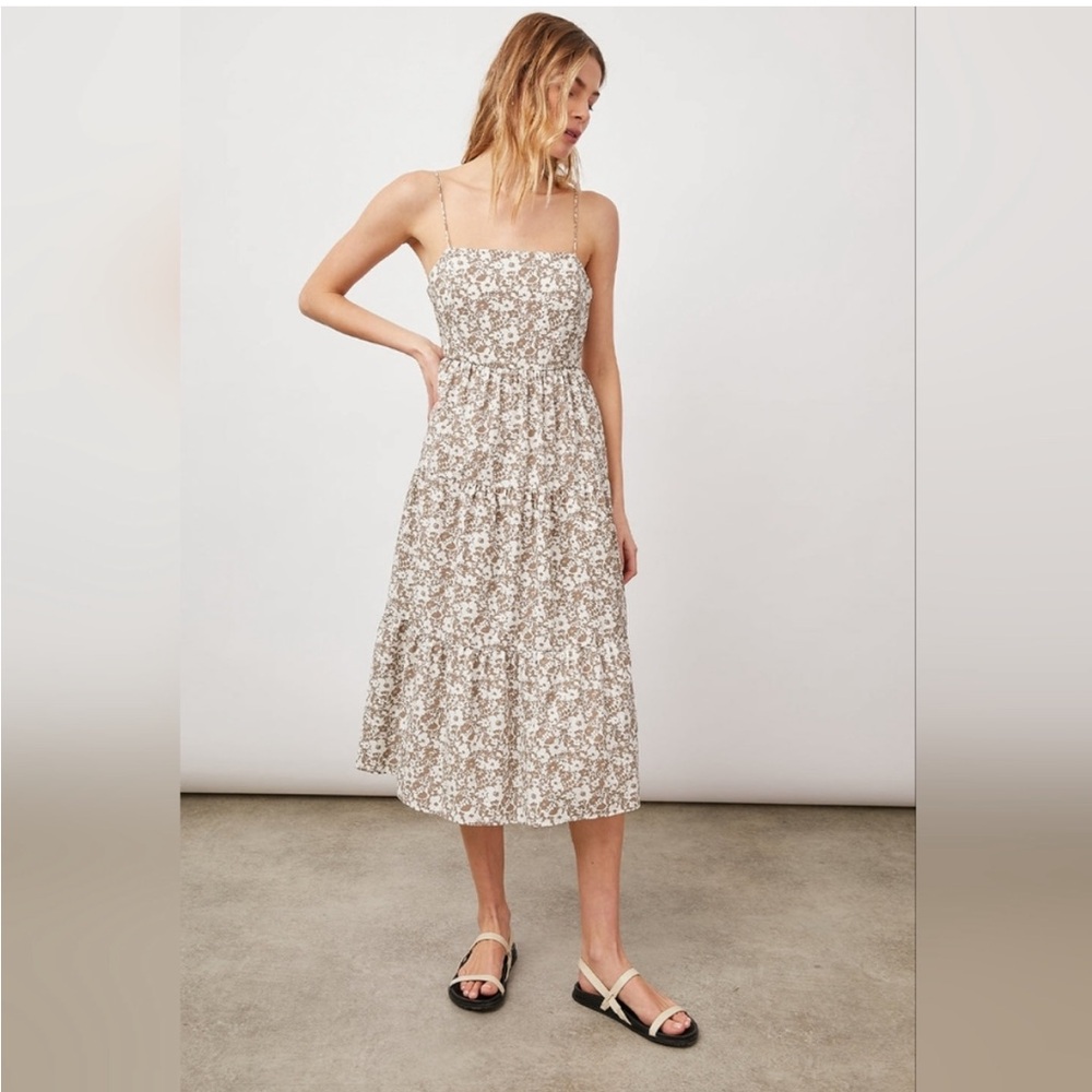 Rails Leni Midi Dress in Cafe Floral- Sold Out